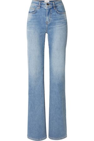 Current/Elliott | The Scooped Jarvis mid-rise flared jeans | NET-A-PORTER.COM