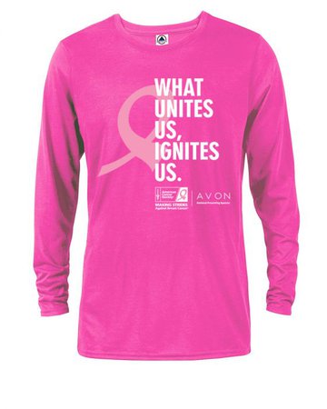 Shop | American Cancer Society Making Strides Official Event Shirt des Long Sleeve T-Shirt