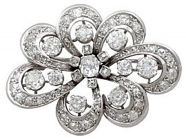 Edwardian Diamond Brooch | Antique Brooches | AC Silver