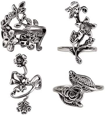 Amazon.com: PONCTUEL ESCARGOT 14 PCS Boho Knuckle Stacking Rings for Women Teens Y2K Moon Sun Crystal Midi Finger Rings Set Hippie Witchy Jewelry for Girls: Clothing, Shoes & Jewelry