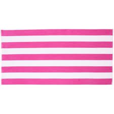 pink beach towel
