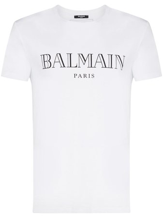 Balmain Logo Print T-Shirt | Farfetch.com