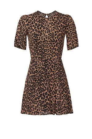 Leopard Grace Dress by Reformation for $30 - $45 | Rent the Runway