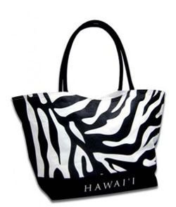 Island Chic Beach Tote - Black & White Zebra Print | Zebra print stuff | Beach tote bags, Hawaiian coffee, Bags