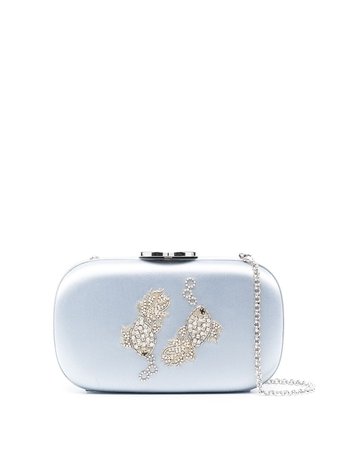 Giambattista Valli Pisces crystal and beaded embellished clutch