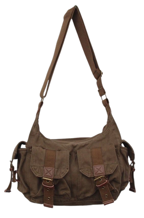 brown messenger bag