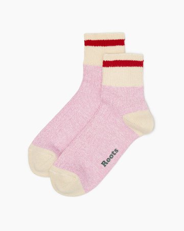 Womens Cotton Cabin Ankle Sock 2 Pack | Accessories, Socks | Roots