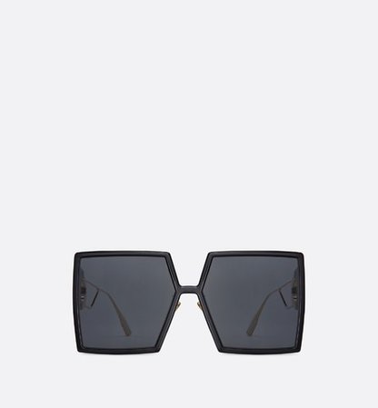 30MONTAIGNE Black Square Sunglasses