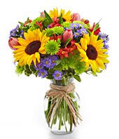 Fresh Sunflower Harvest at From You Flowers
