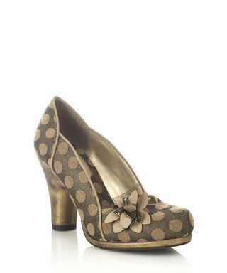 olive polka dot heels - Google Search