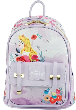 Amazon.com | Disney Sleeping Beauty Wondapop 11 Inch Vegan Leather Mini Backpack | Casual Daypacks