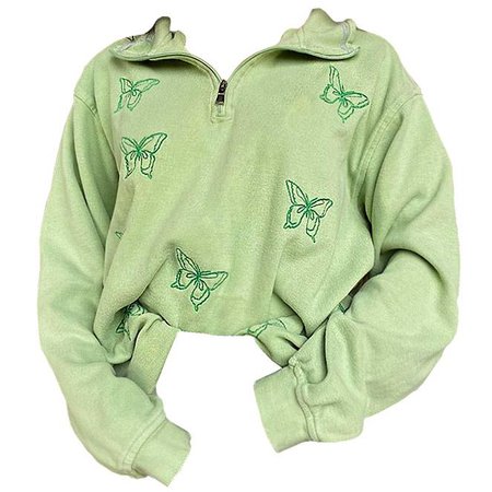 Butterfly Zip Up Sweatshirt - Boogzel Apparel