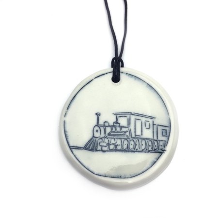 Porcelain Ornament - Train – The Smithery . artist made goods .