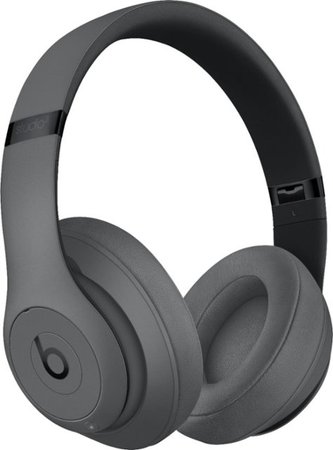 Beats by Dr. Dre Beats Studio³ Wireless Noise Cancelling Headphones Gray MTQY2LL/A - Best Buy