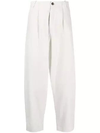 Société Anonyme pleat-detail Cropped Trousers