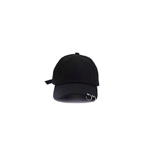 black baseball cap (double rings)