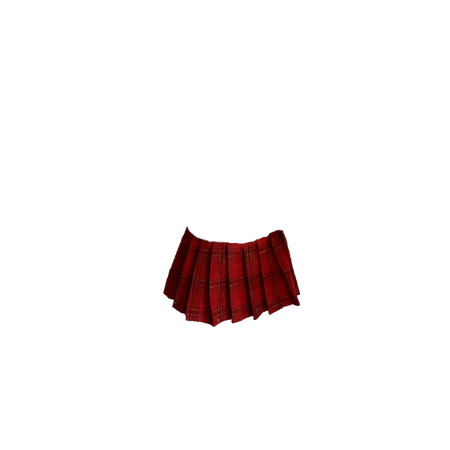 DevilInspired | Bowknot Details Red Christmas Plaid Pleated Skirt (Dei5 edit)