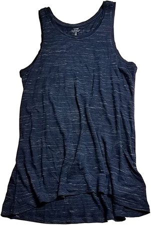 Amazon.com: GAP Women's White/Navy Blue Luxe Blouse Tank Tops (S, White) : Sports & Outdoors