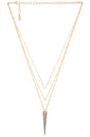 Long Triangle Layered Necklace