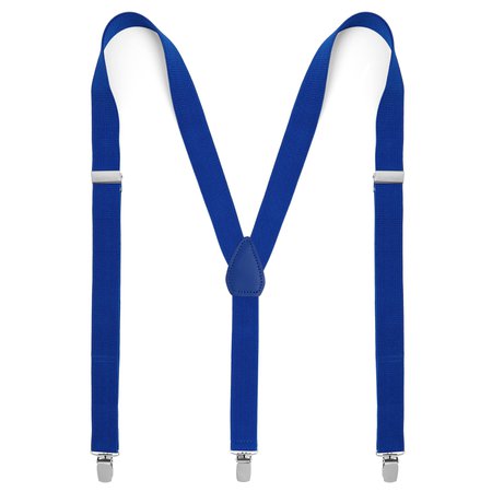 Blue Slim Clip-On Suspenders | In stock! | TND Basics