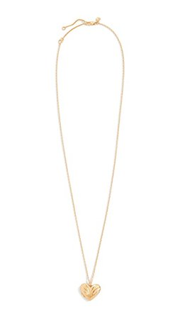 Madewell Moulded Heart Locket Necklace | SHOPBOP