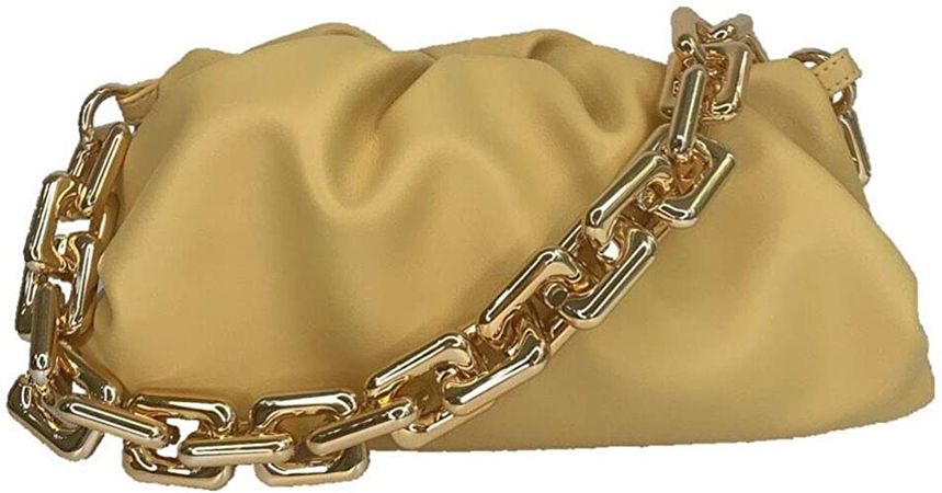 Amazon.com: Dumpling Bag Cloud Purses and Handbags for Women Chunky Chain Pouch Shoulder Bag : Clothing, Shoes & Jewelry