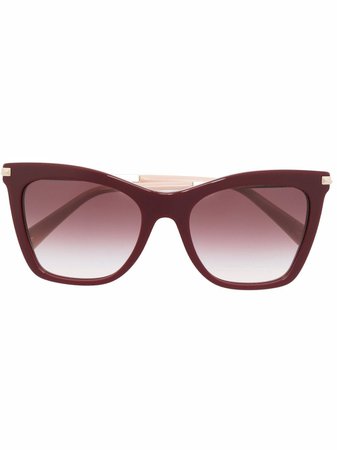 Valentino Eyewear Armação De Óculos Gatinho Rockstud - Farfetch