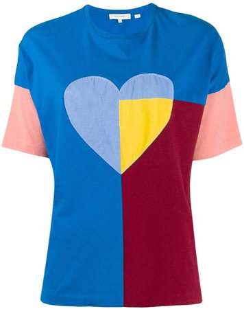 Chinti & heart print T-shirt