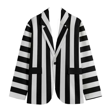 Juicy Beetle Suit Coat ;) Black and White Creepy Clowncore Whimsigoth – yesdoubleyes