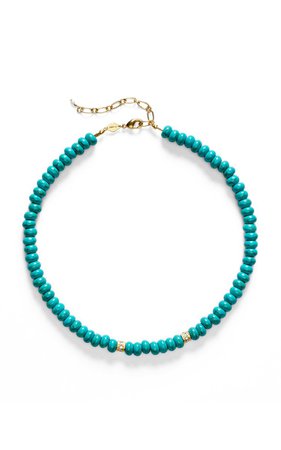 Anni Lu Pacifico 18k Gold-Plated Brass Beaded Necklace