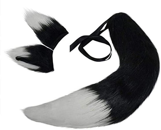 Fox Plush Tails and Clip Ears