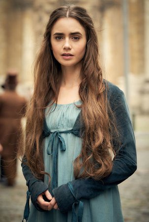 lily collins in les miserables