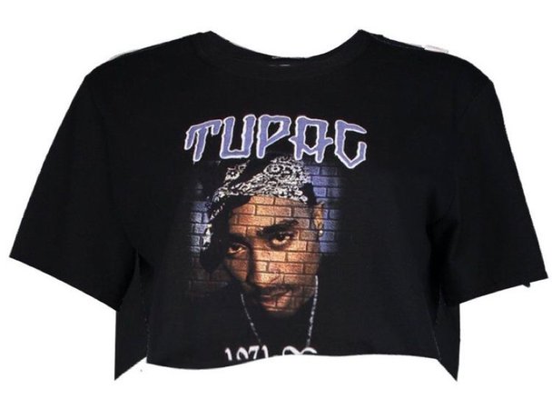 Tupac Cropped T-Shirt