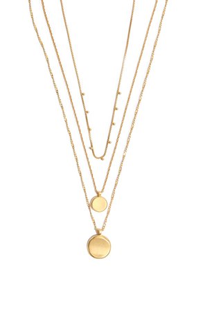 Nordstrom - Madewell Coin Layered Necklace