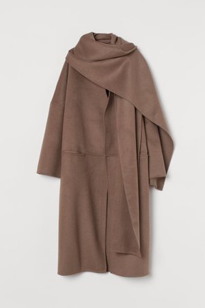 Wool-blend Coat - Taupe - Ladies | H&M US