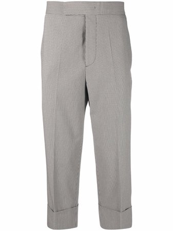 SAPIO Cropped Tailored Suit Trousers - Farfetch