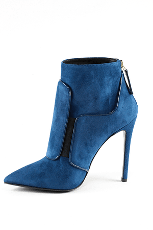 4056 Gianmarco Lorenzi Boots / Blue | Italian Designer Shoes | Rina's Store