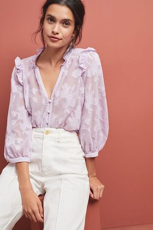 Mallory Lace Blouse | Anthropologie