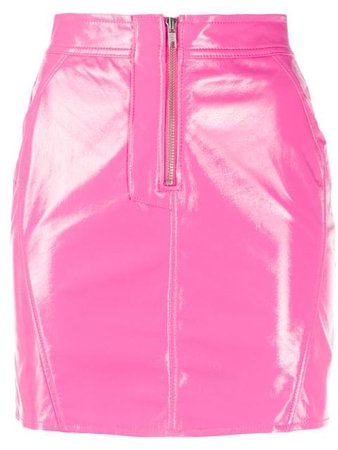 Fiorucci Vinyl Mini Skirt W02KMIN1VPK Pink | Farfetch