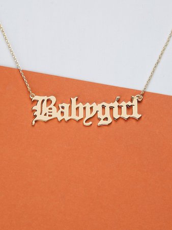 Baby Girl Chain Necklace
