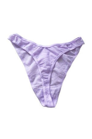 80s 90s Pastel Purple Sheer High Cut Thong Lilac Lavender | Etsy