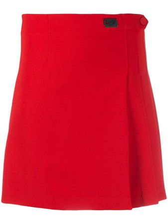 Blumarine Pleated Skirt 8400 Red | Farfetch
