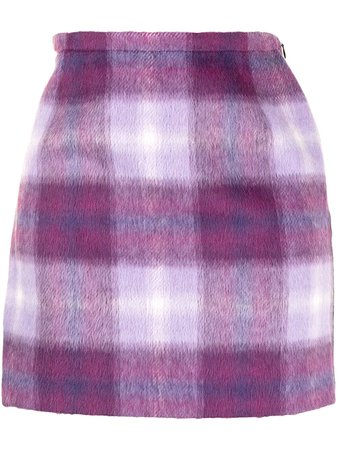 Nº21 check-pattern high-waisted Skirt - Farfetch