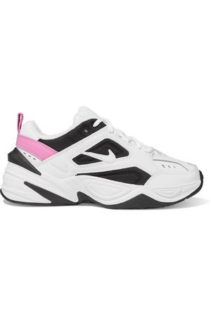 Nike | M2K Tekno leather and mesh sneakers | NET-A-PORTER.COM