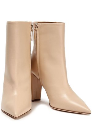 Beige Leather ankle boots | Sale up to 70% off | THE OUTNET | TORY BURCH | THE OUTNET