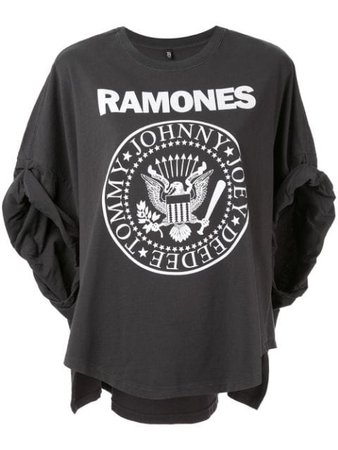R13 Ramones rolled-sleeves T-shirt $316 - Buy SS19 Online - Fast Global Delivery, Price