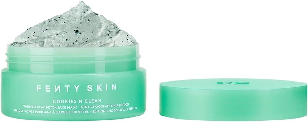 Amazon.com : Fenty Skin Cookies N Clean Whipped Clay Pore Detox Face Mask - Mint Chocolate Chip Edition 2.5 oz / 75 ml Mint Chocolate Chip : Beauty & Personal Care
