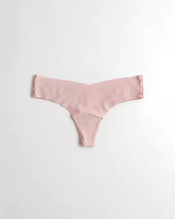 pink lace back panties