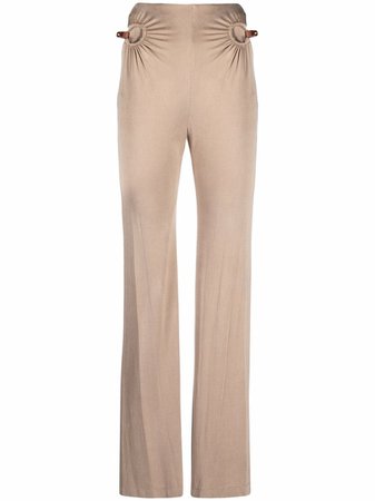 Dion Lee cut-out Flared Trousers - Farfetch