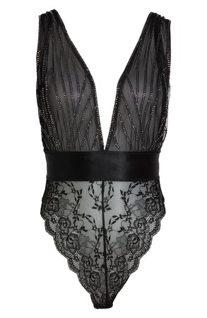 Ann Summers Thea Embellished Lace Thong Bodysuit | Nordstrom
